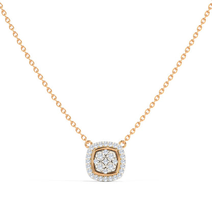 Elegant Quad Diamond Necklace
