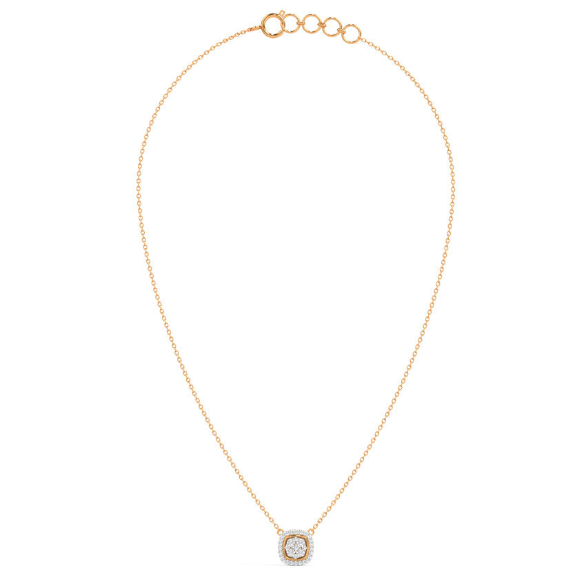 Elegant Quad Diamond Necklace