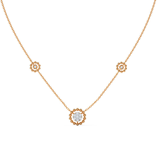 Zara Sphere Diamond Necklace