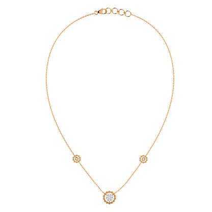 Zara Sphere Diamond Necklace