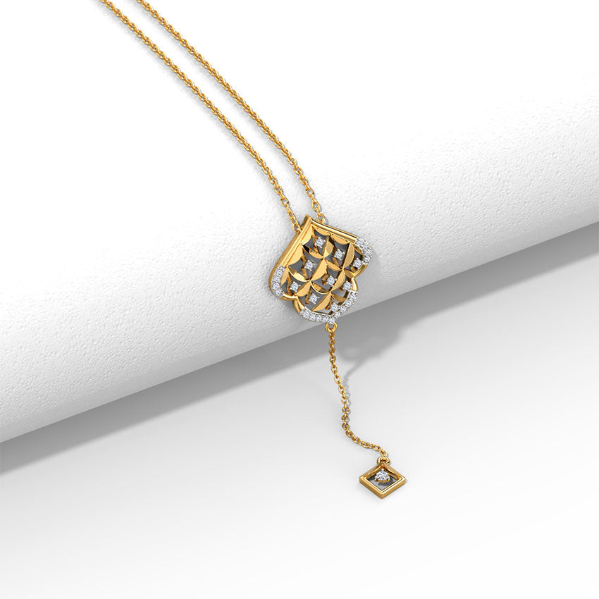 Rachel Diamond Lariat Necklace