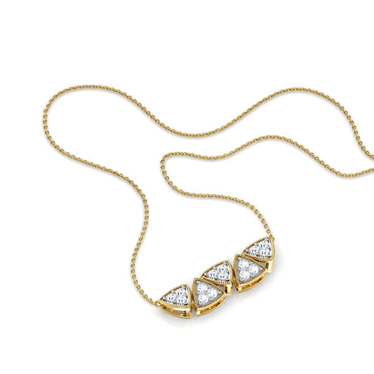 Natasha Twin Bar Diamond Necklace