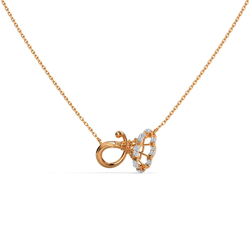 Twisted Graz Diamond Necklace