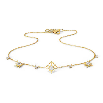 Glimmering Stars Diamond Necklace