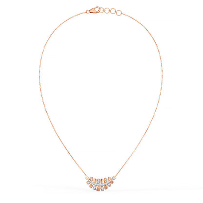 Leafy Elowen Diamond Necklace