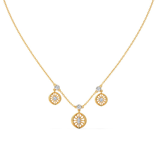 Stationed Floralia Diamond Necklace