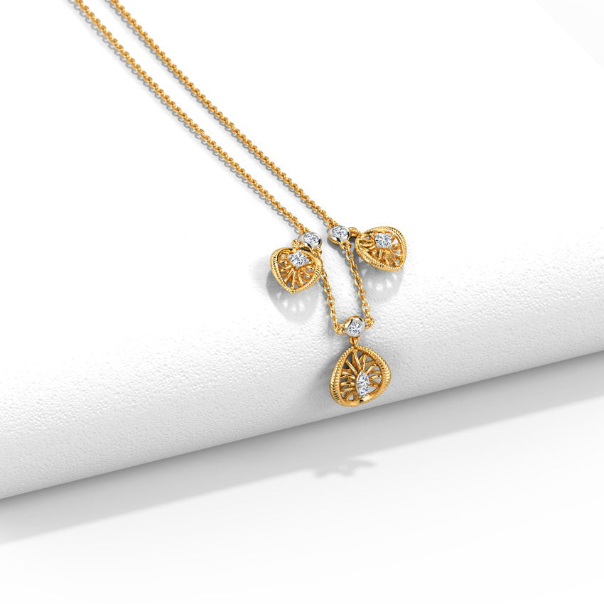 Stationed Floralia Diamond Necklace