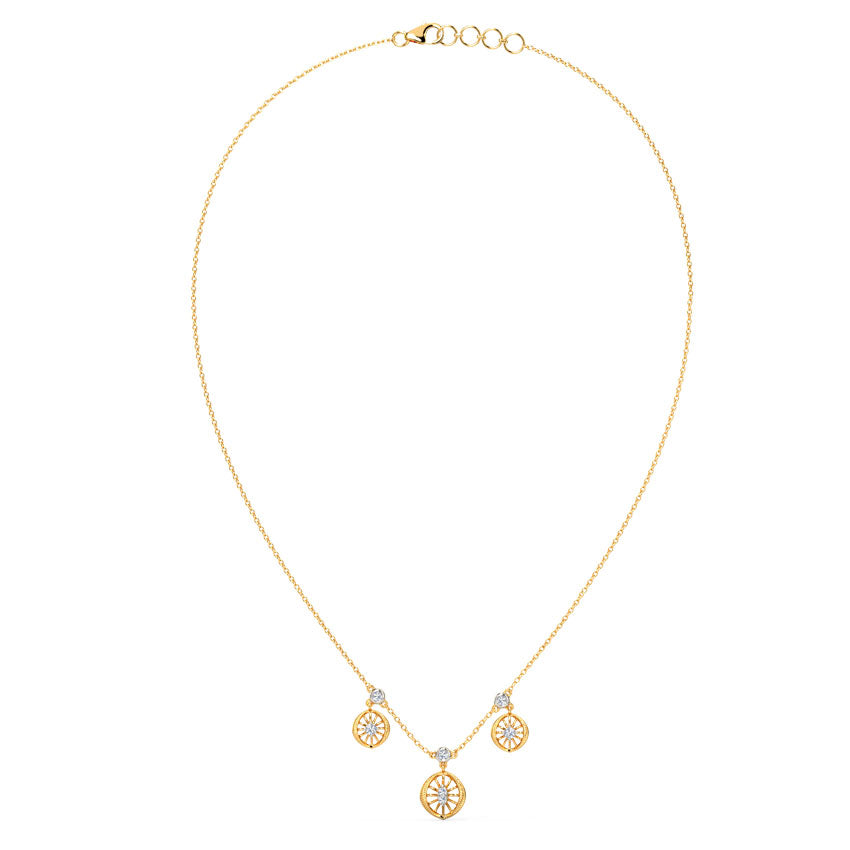 Stationed Floralia Diamond Necklace