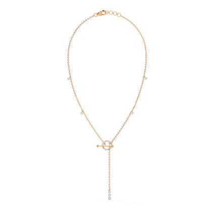 Glorious Toggle Lock Diamond Necklace