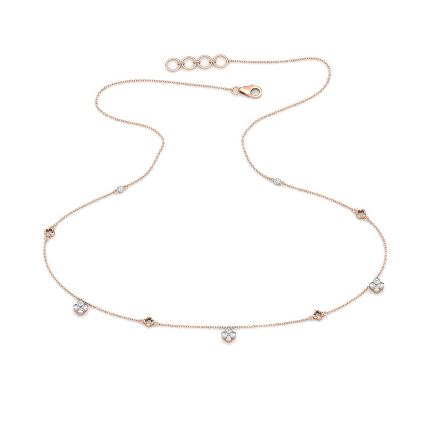 Florence Fine Line Diamond Necklace