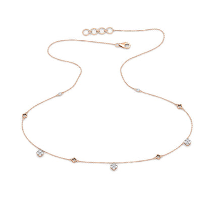 Florence Fine Line Diamond Necklace