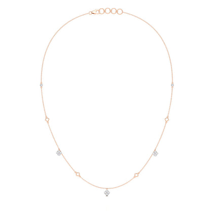Florence Fine Line Diamond Necklace