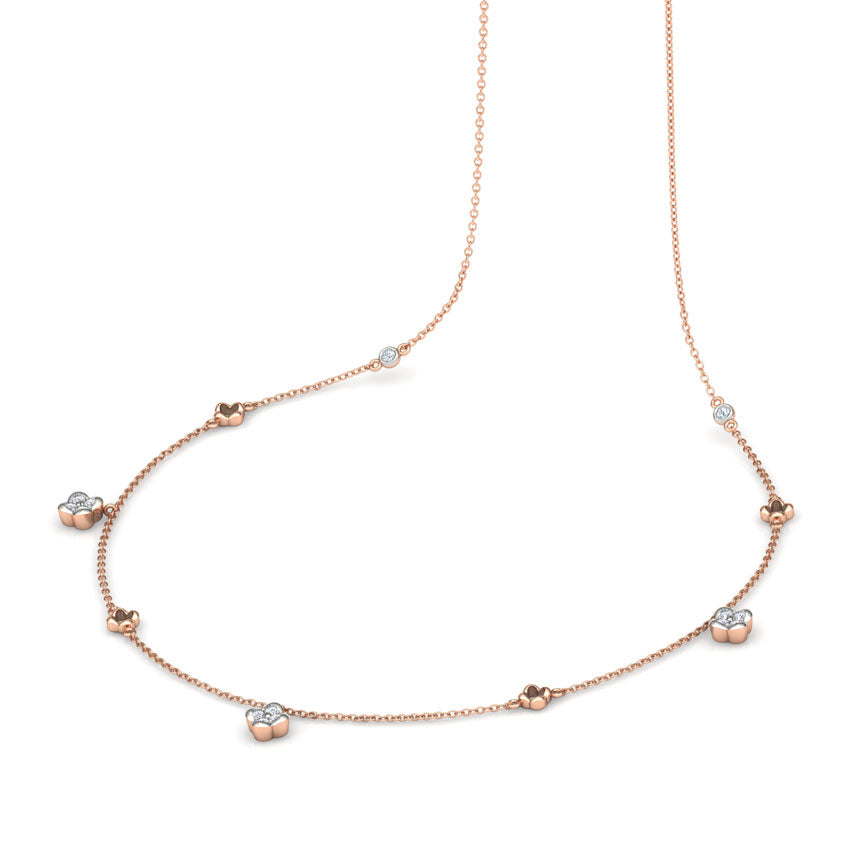 Florence Fine Line Diamond Necklace