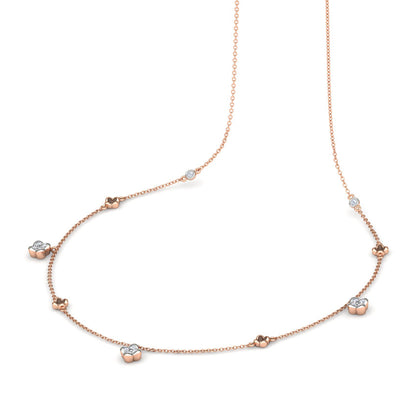 Florence Fine Line Diamond Necklace
