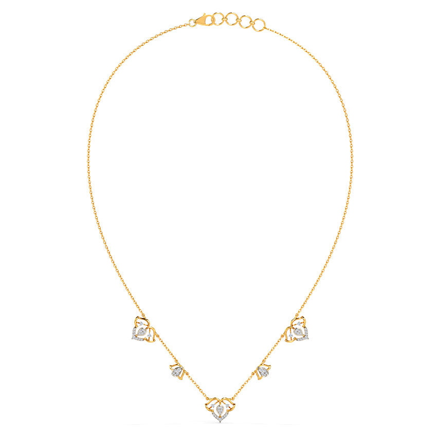 Twinkling Taani Stationary Diamond Necklace