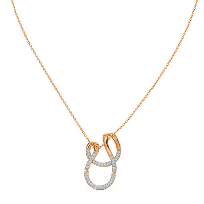 Sheer Curves Diamond Necklace