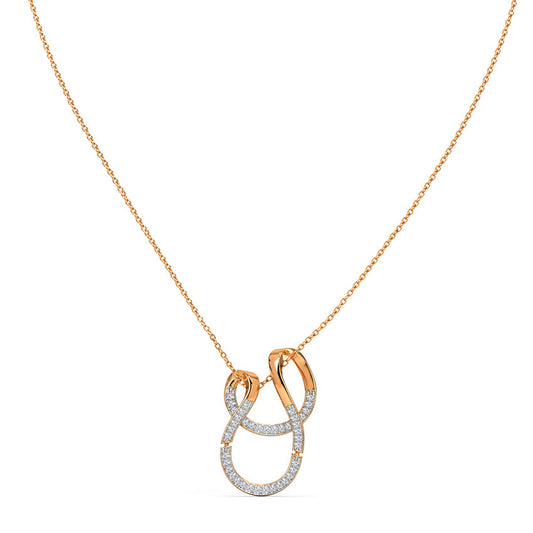 Sheer Curves Diamond Necklace