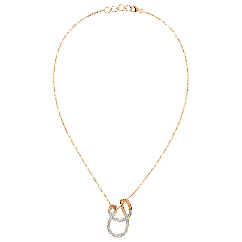 Sheer Curves Diamond Necklace