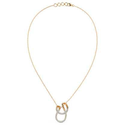 Sheer Curves Diamond Necklace