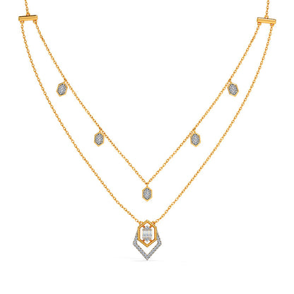 Swaying Beads Diamond Necklace