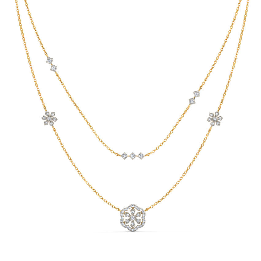 Lauren Floral Multi Layer Necklace