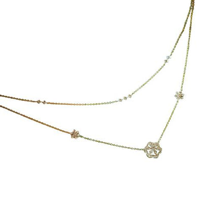 Lauren Floral Multi Layer Necklace
