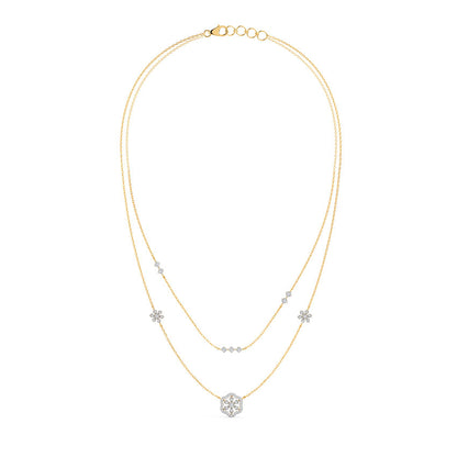 Lauren Floral Multi Layer Necklace