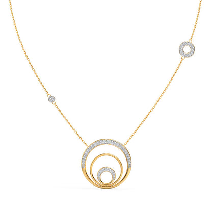 Rolling & Rock Diamond Necklace
