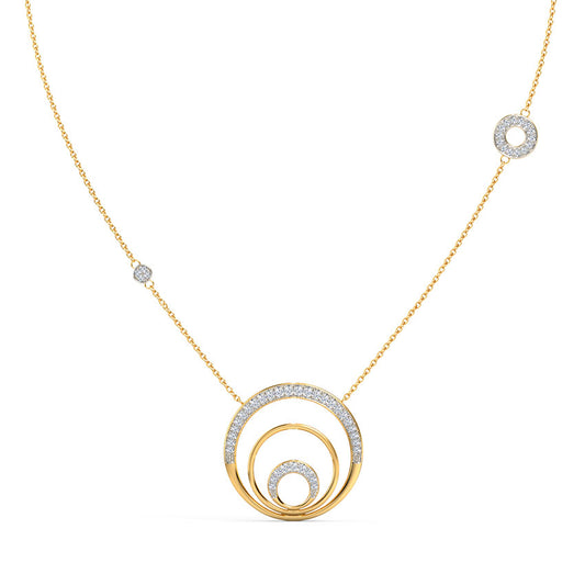 Rolling & Rock Diamond Necklace