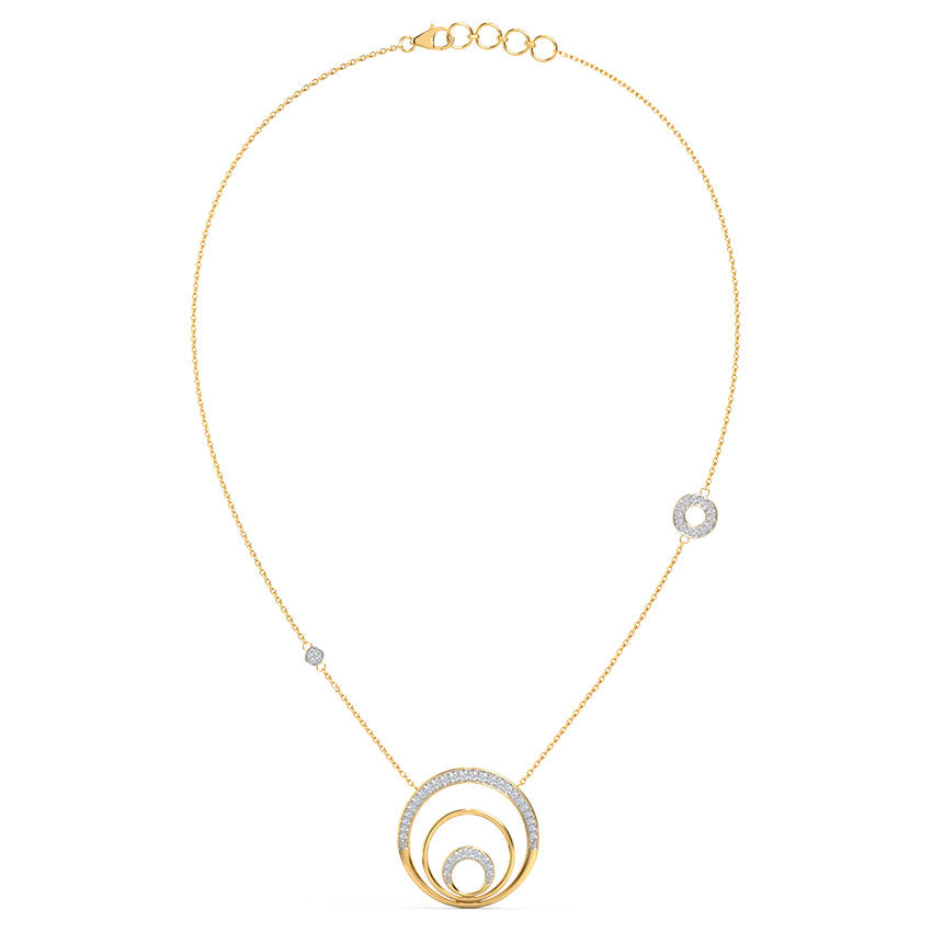 Rolling & Rock Diamond Necklace