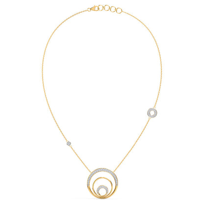 Rolling & Rock Diamond Necklace