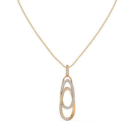 Turn & Curve Diamond Necklace