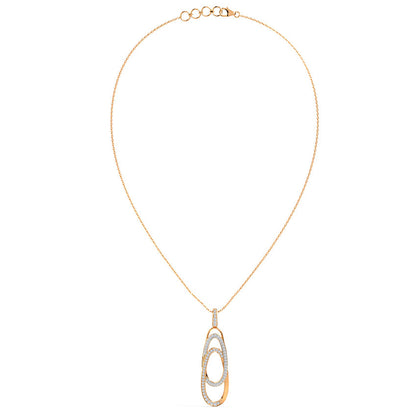 Turn & Curve Diamond Necklace