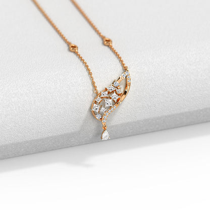 Mirabelle Radiant Diamond Necklace