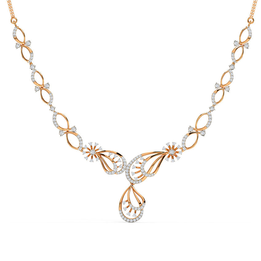 Petal Diamond Necklace