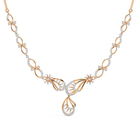 Petal Diamond Necklace