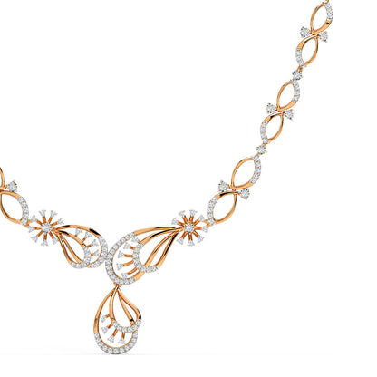 Petal Diamond Necklace