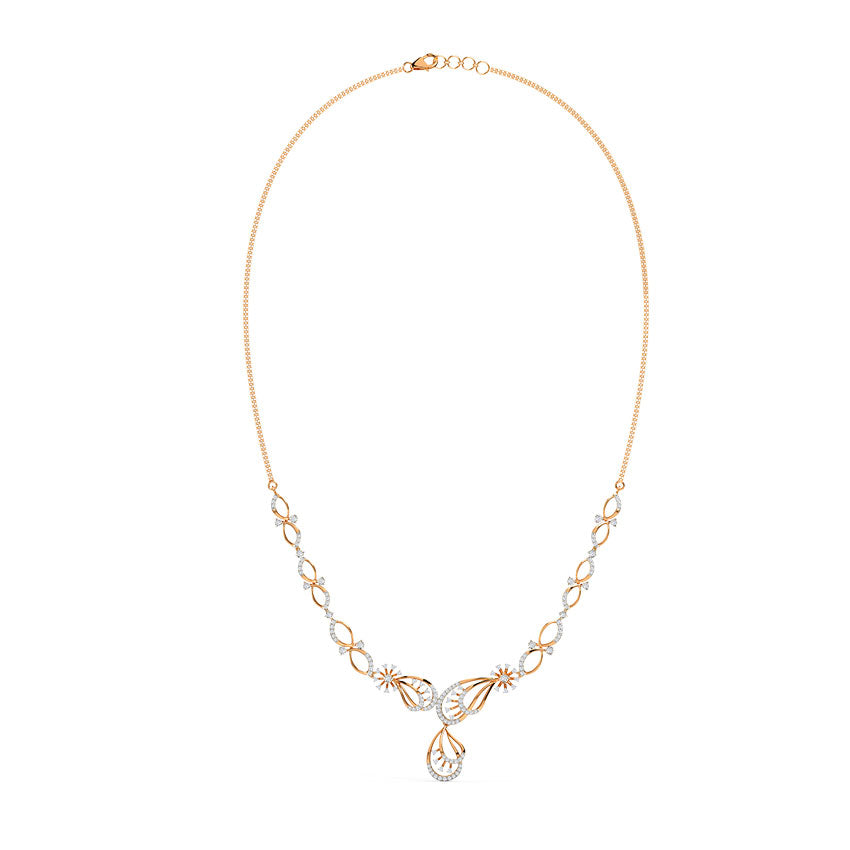 Petal Diamond Necklace