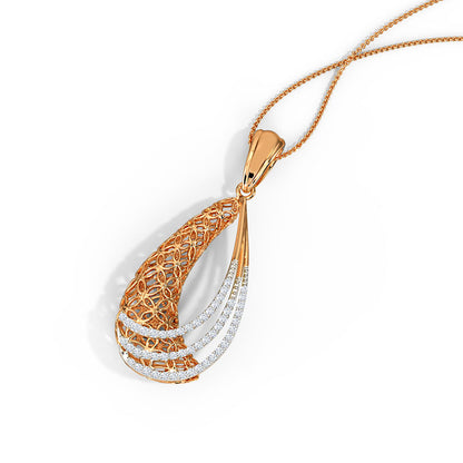 Dinah Trellis Diamond Pendant