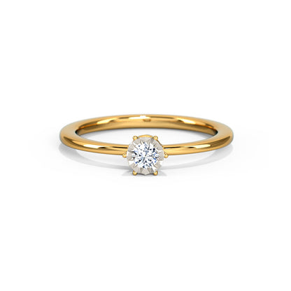 Shimmer Miracle Plate Diamond Ring