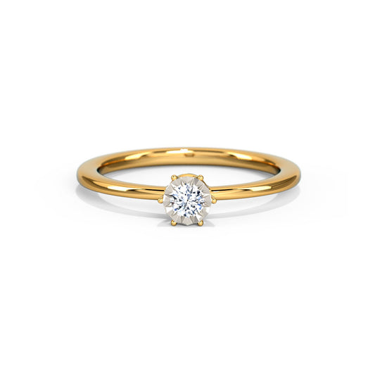 Shimmer Miracle Plate Diamond Ring