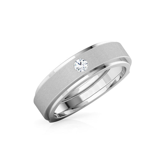 Gentle Diamond Ring for Men