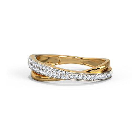 Giselle Shimmer Thread  Diamond Band