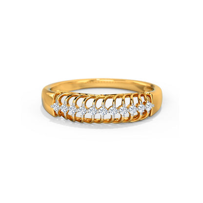 Elena Braided Diamond Band