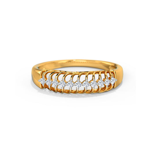 Elena Braided Diamond Band