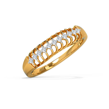 Elena Braided Diamond Band