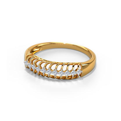 Elena Braided Diamond Band