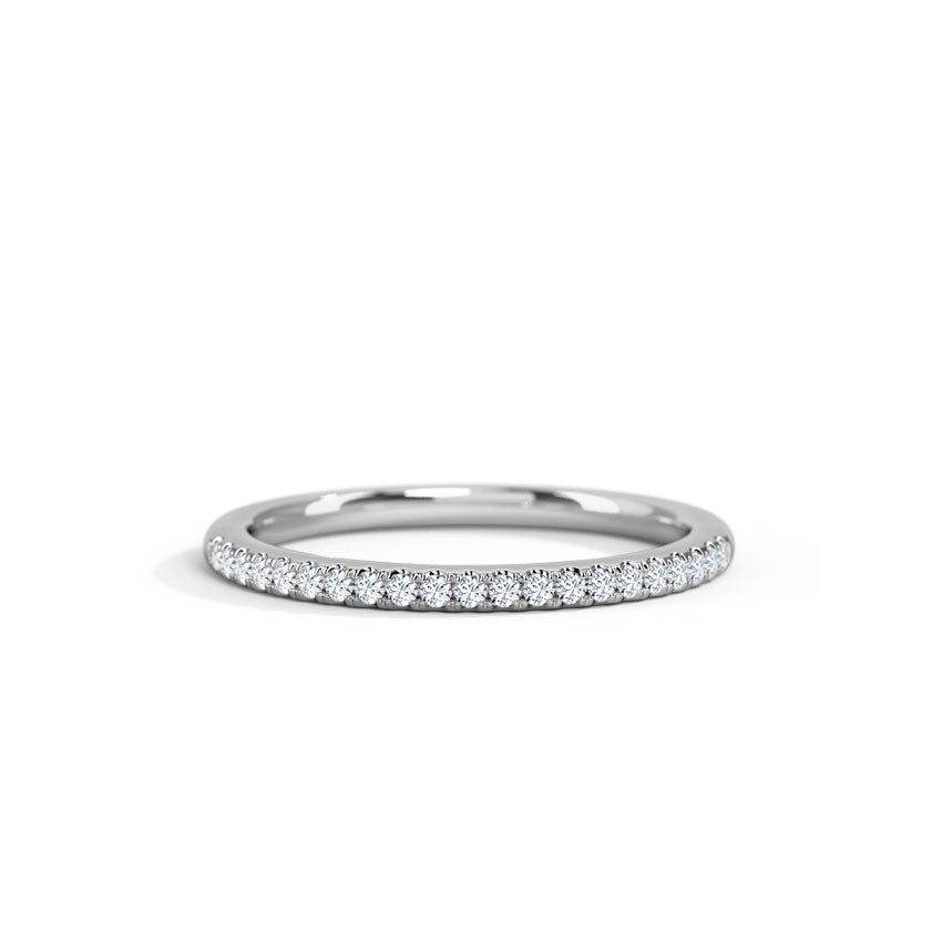 Violet Sparkle Diamond Band