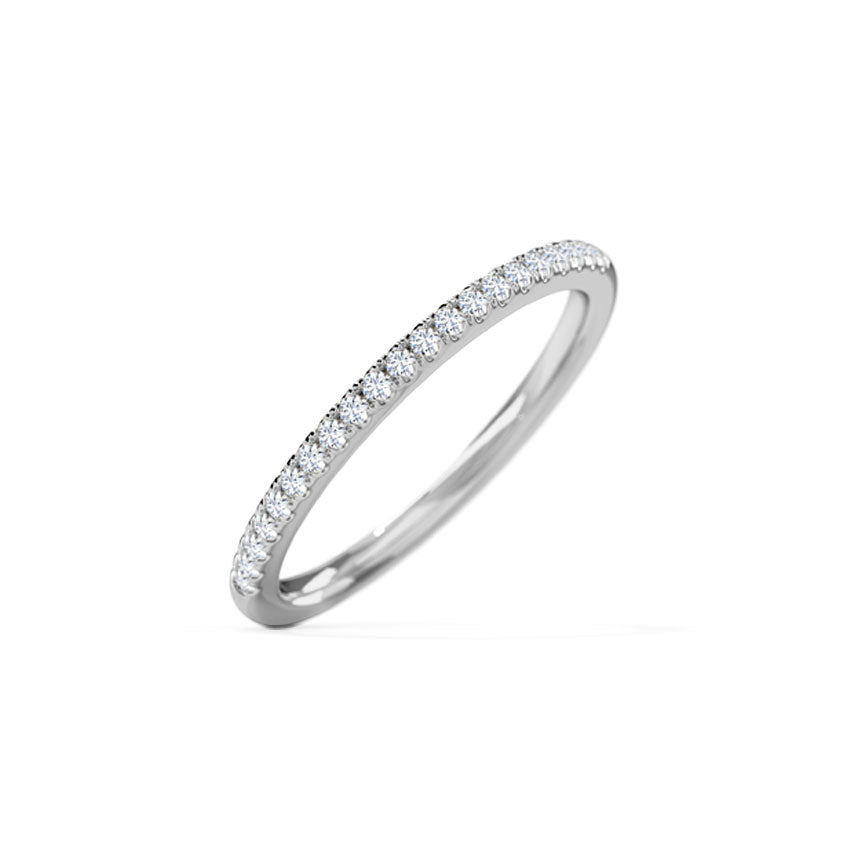 Violet Sparkle Diamond Band