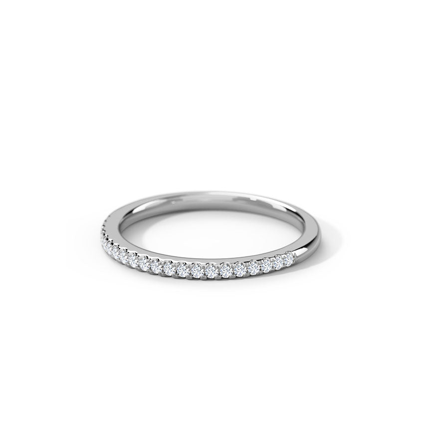 Violet Sparkle Diamond Band